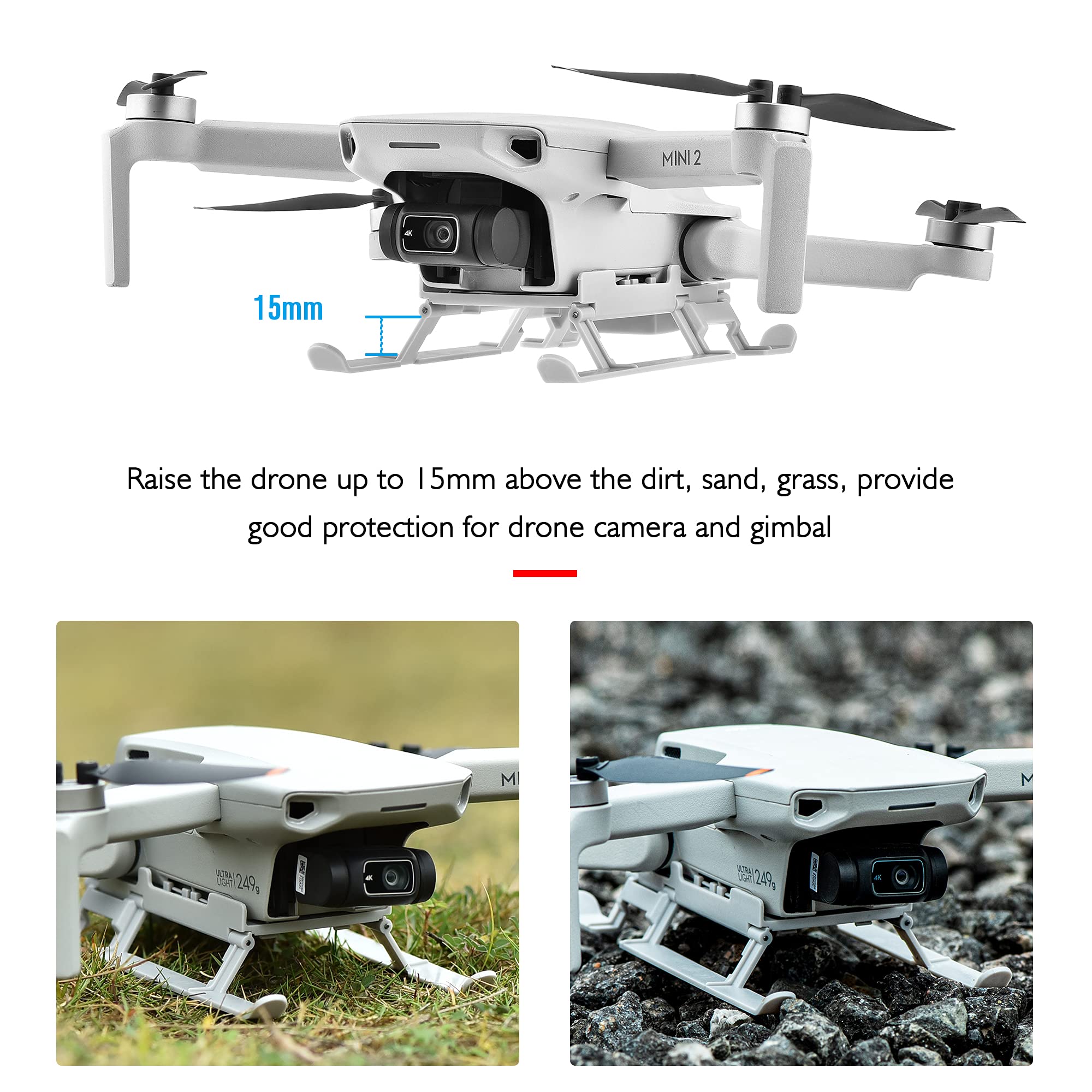 Inifispce LED lights illuminate takeoff and landing at dusk.