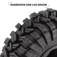 INJORA 1.0 All Terrain S5 Trekker bead seating shows rugged sidewall support.