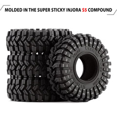INJORA 1.0 All Terrain S5 Trekker on RC crawler demonstrates versatile terrain readiness.