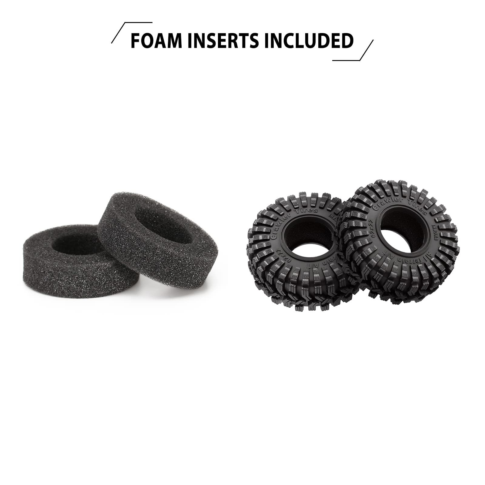 INJORA 1.0 All Terrain S5 Trekker packaging highlights durable construction for easy mounting.