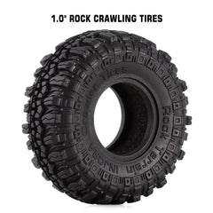 INJORA foam inserts visible provide stable landings and responsive steering.