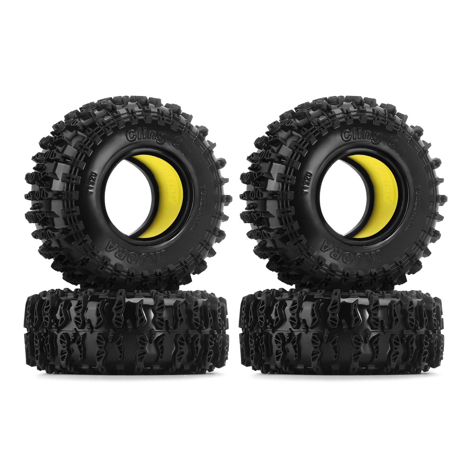 INJORA 1.3 silicone rubber insert on SCX24 assembly improves compatibility and performance.