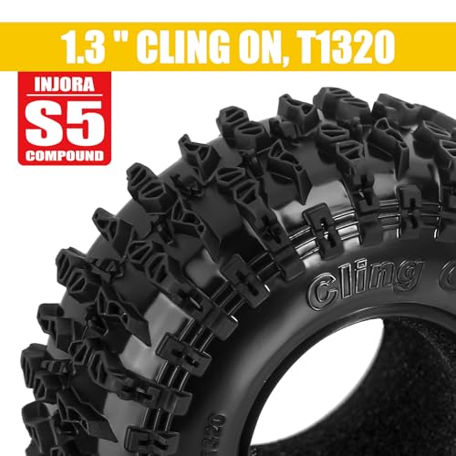 INJORA 1.3 silicone rubber insert with sidewall support for tougher terrain.