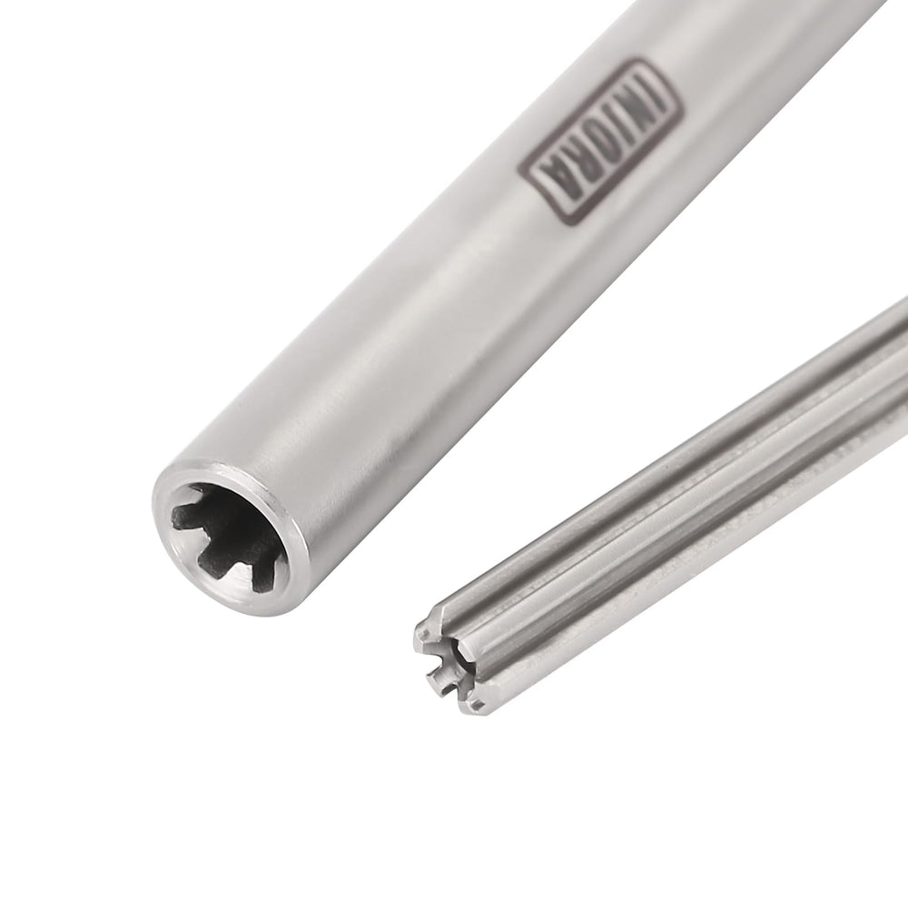 INJORA stainless steel short drive shaft for compact drivetrain upgrades.