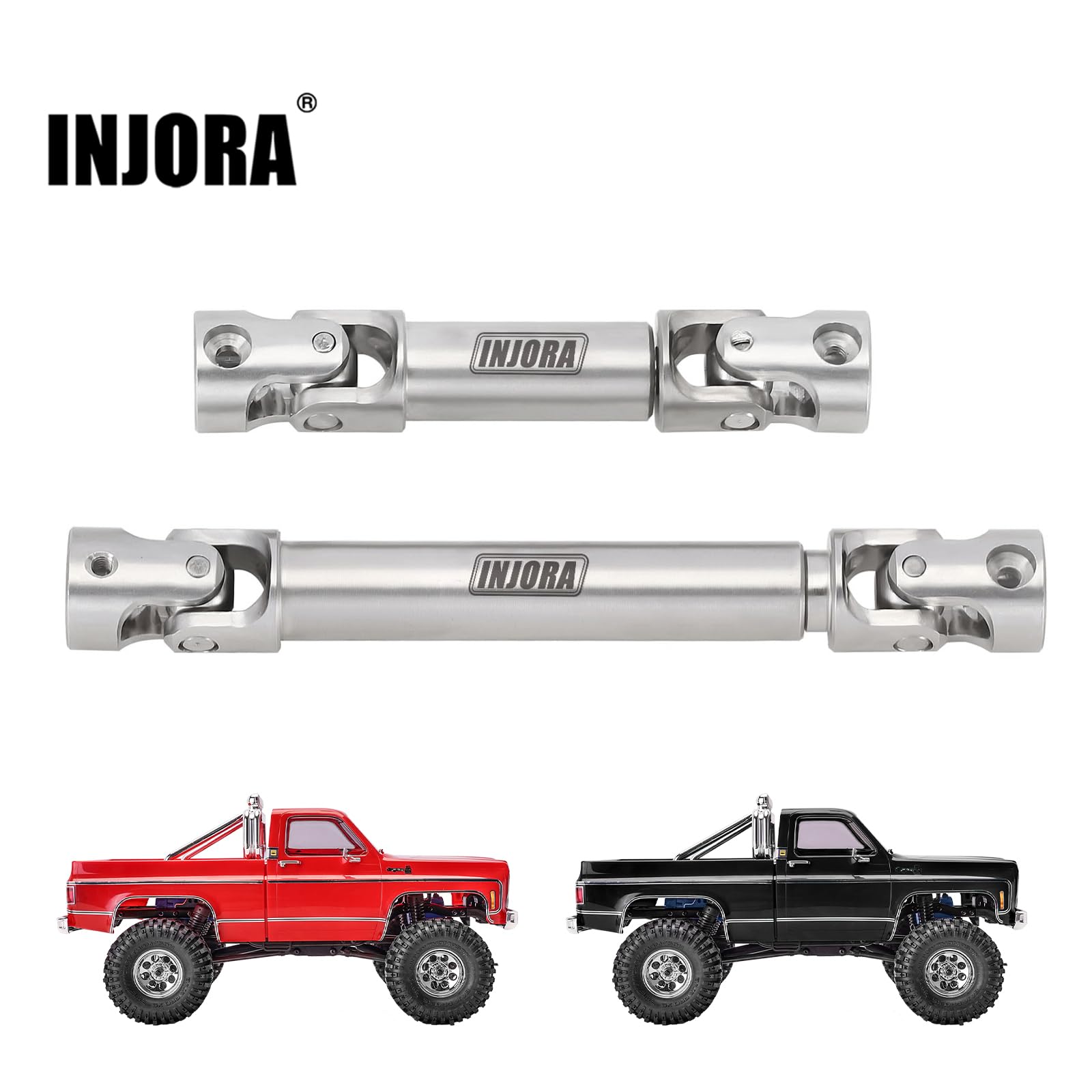 INJORA drive shafts deliver reliable performance with compatible TRX4M axles