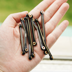 42 g brass links provide lower center of gravity for improved stability