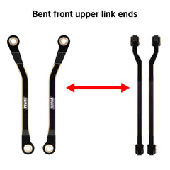 INJORA brass high-clearance link replacement reduces rock snag