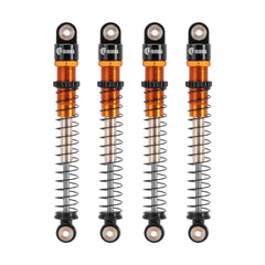INJORA 51mm shocks with gold body for AX24 SCX24 durability.