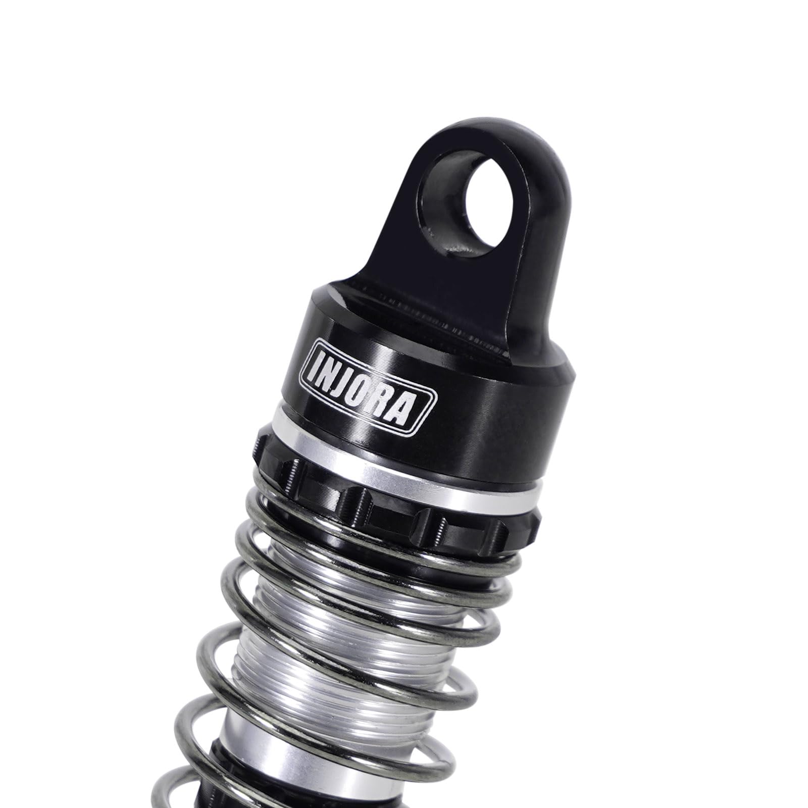 INJORA 59mm aluminum oil shocks CNC-machined for durability and precision