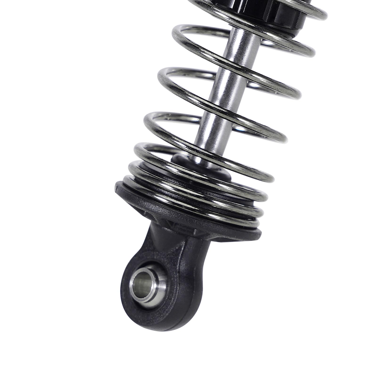 INJORA 59mm aluminum oil shocks with nylon bottom rod ends for smooth motion