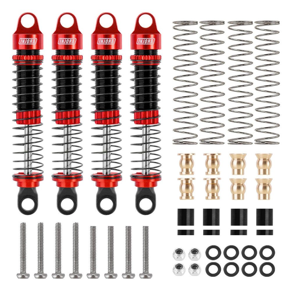 Dual spring rates on INJORA shock damper allow tailored damping for varying trails