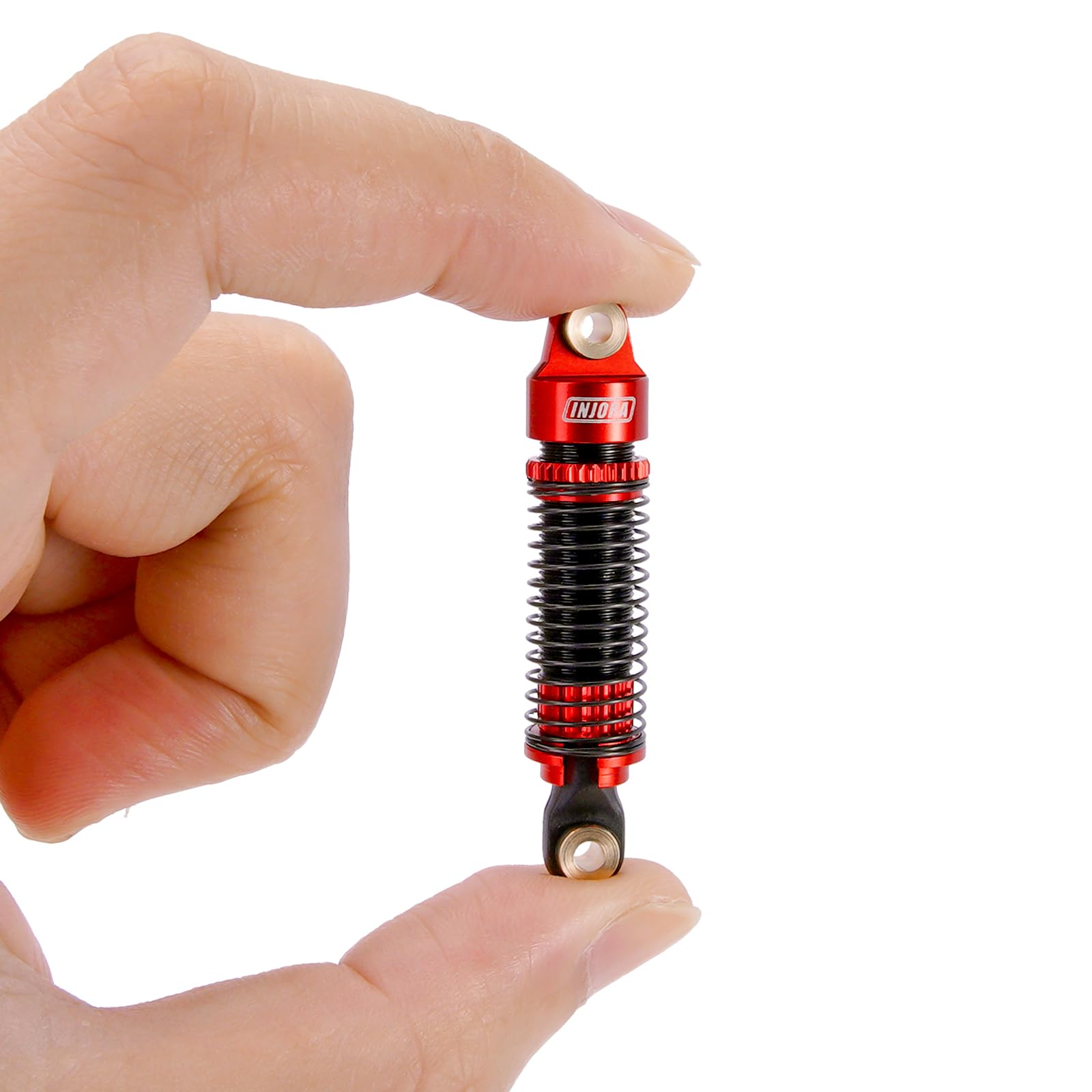 Threaded adjustment on INJORA shock damper enables quick tuning on the go