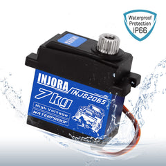 INJORA 7KG 2065 servo installation guide image for TRX4M compatibility