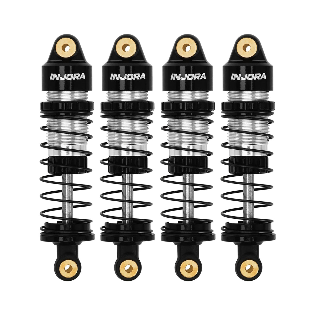 INJORA aluminum 35mm oil shock ASC32 assembly improves damping precision on 1/32 scale models.