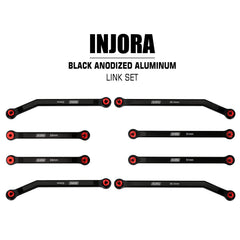 INJORA anti-axle wrap front links improve steering consistency on rough terrain