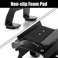 INJORA anti-slip foam base keeps the stand steady on uneven surfaces.