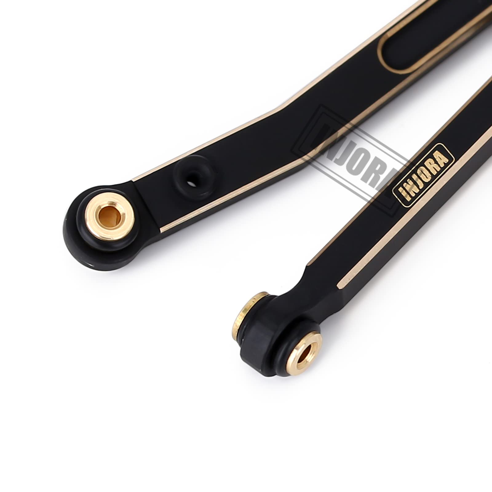 INJORA AX90081 brass upgrade pack for 1/24 crawler performance.