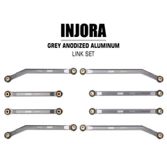 INJORA front 4-links reduce axle wrap for smoother crawling
