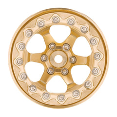 INJORA brass beadlock wheel width 16.5mm improves clearance