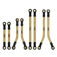 INJORA brass high clearance links for TRX4M side view enhanced clearance for tough climbs