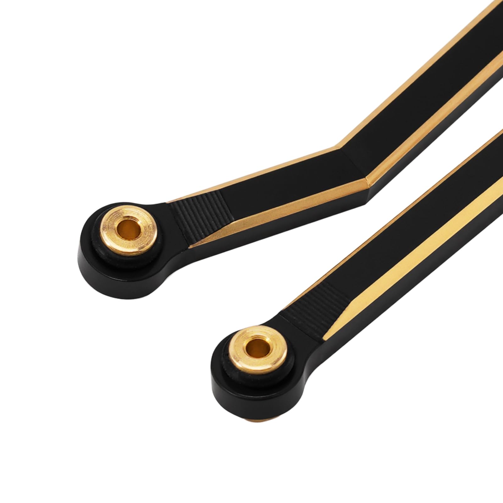 INJORA brass high clearance aids rock obstacles and trail traversal.