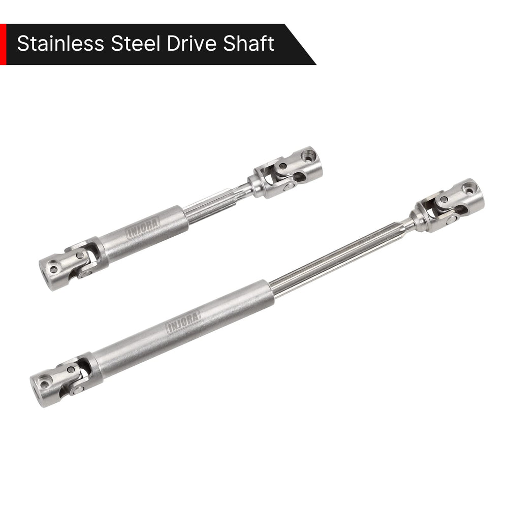 INJORA center drive shaft upgrade offers strong wear resistant upgrade for 1/24 RC crawlers