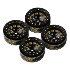 INJORA CNC-machined beadlock wheel elevates crawler aesthetics and stability.
