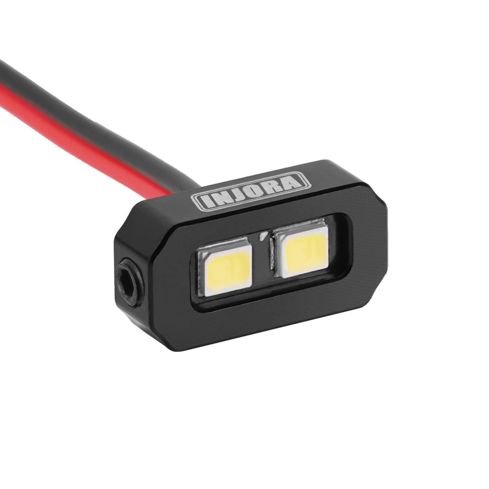 INJORA CNC machined aluminium mounts provide durable rock-light installation