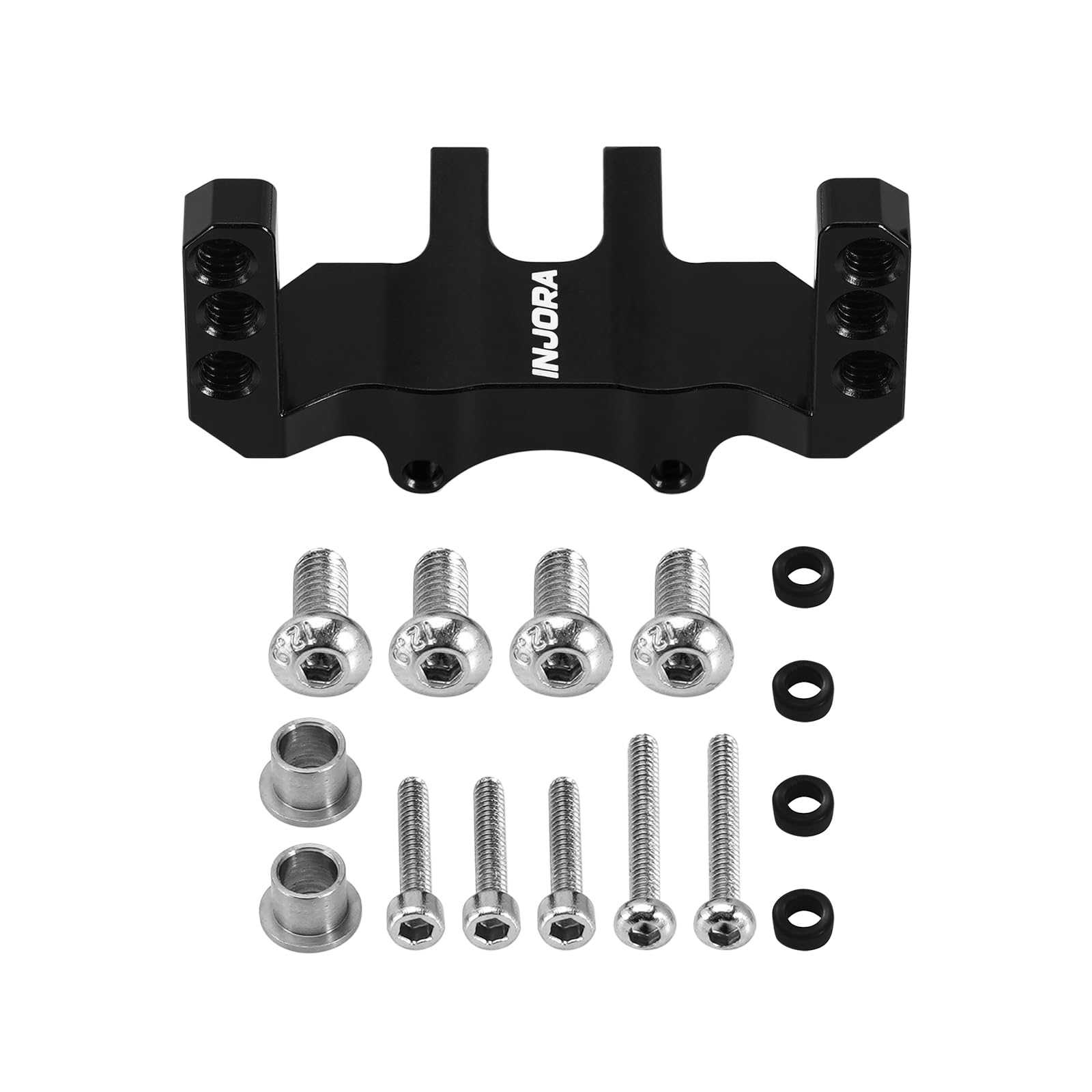 INJORA coreless servo horn assembly for SCX24 enhances link stability
