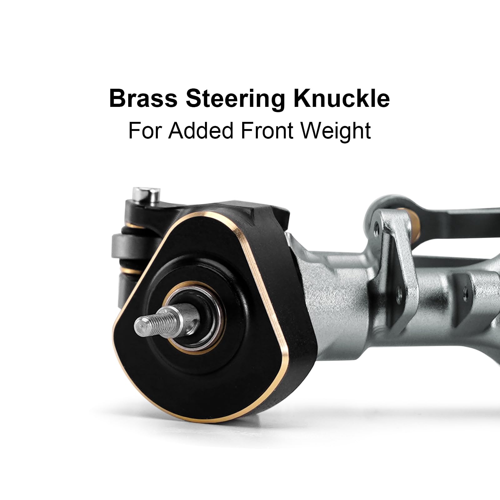 INJORA double joint shaft reduces wheel vibration during turns.