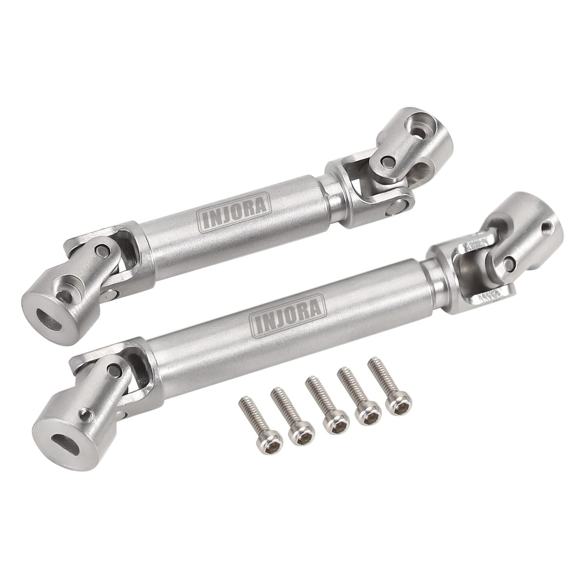 INJORA drive shaft with D-shaped hole for Axial SCX24 upgrade.