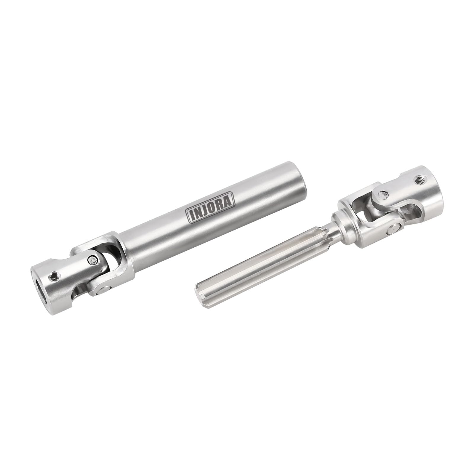 INJORA drive shaft D-shaped holes – tighter connection to transmission and axles.
