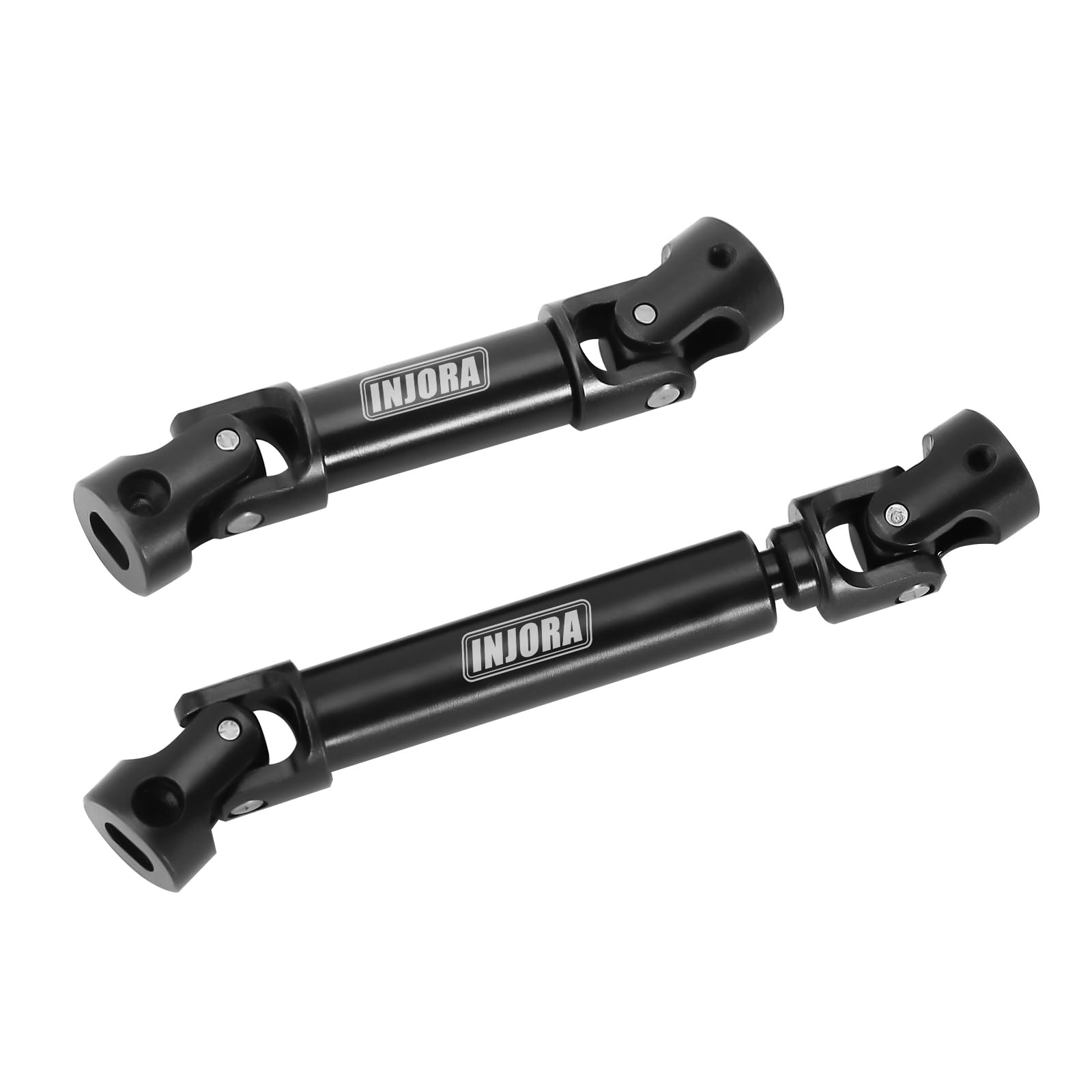 INJORA drive shaft front view in steel black for 1/18 TRX4M