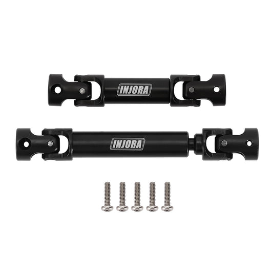 INJORA drive shaft rear view shows durable steel construction