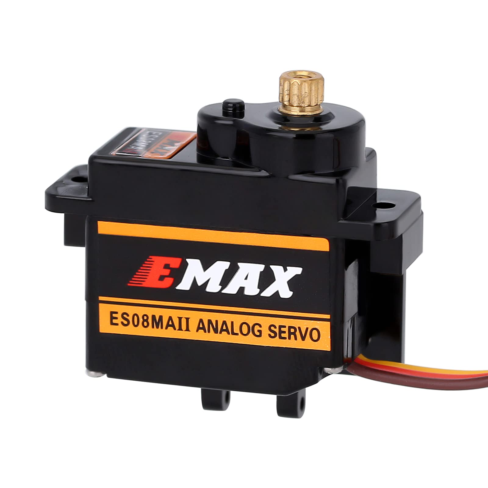 INJORA Emax ES08MAII 12g servo metal gear detail for durability and longevity.