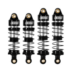 INJORA front aluminum oil shocks for Losi Micro-B enhance stability on rough terrain.