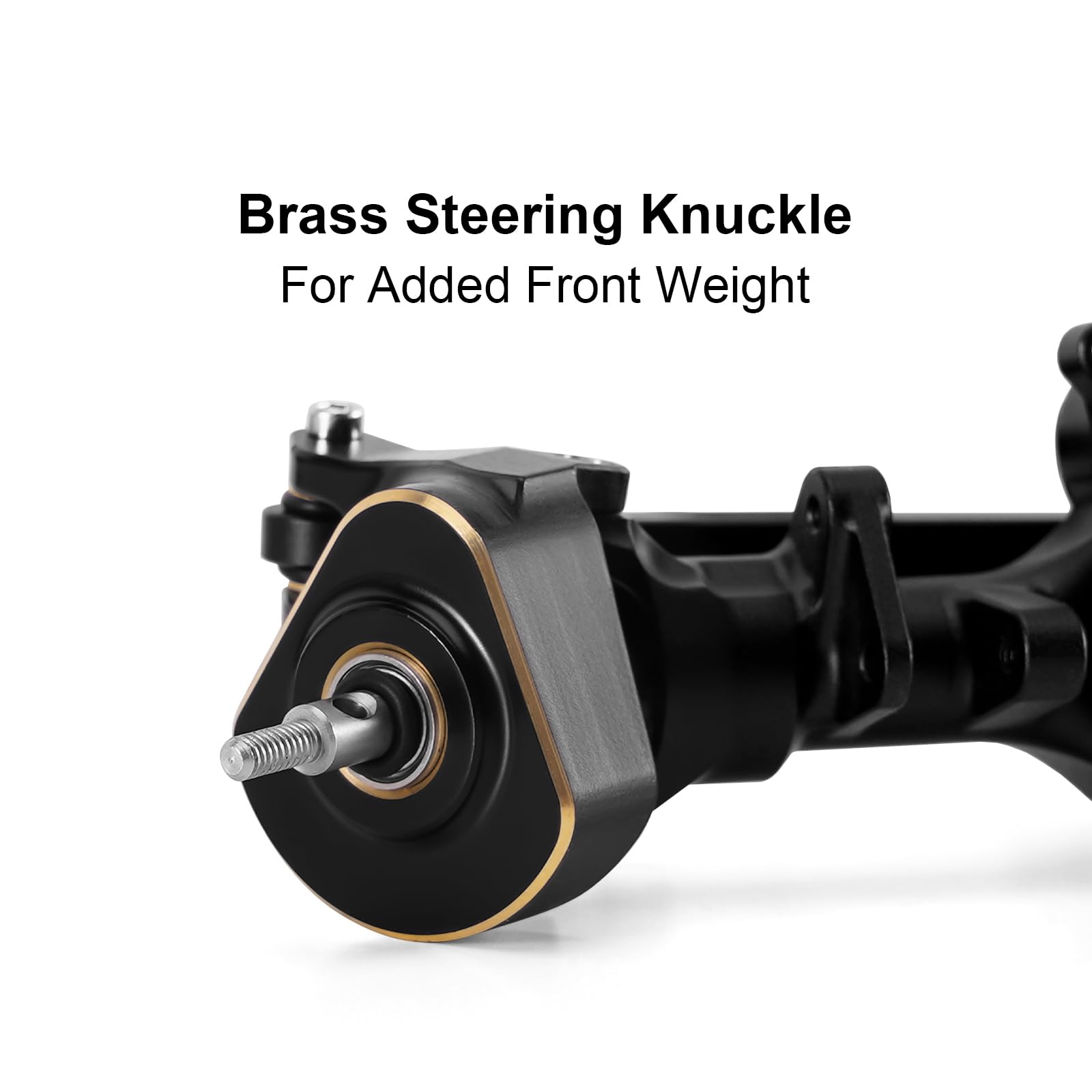 INJORA hardened steel 2/16T gear set delivers durable, smooth engagement on tough terrain.