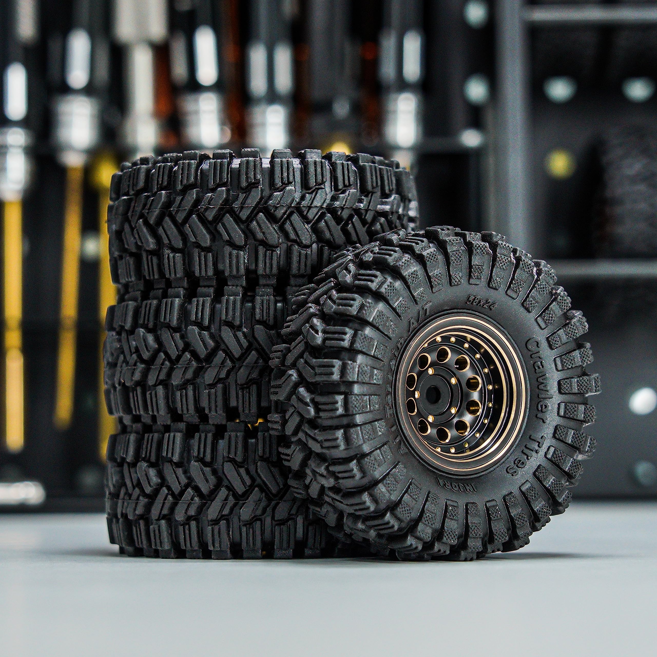 Heavy‑duty bias ply construction increases side-bite on challenging off-road terrain.