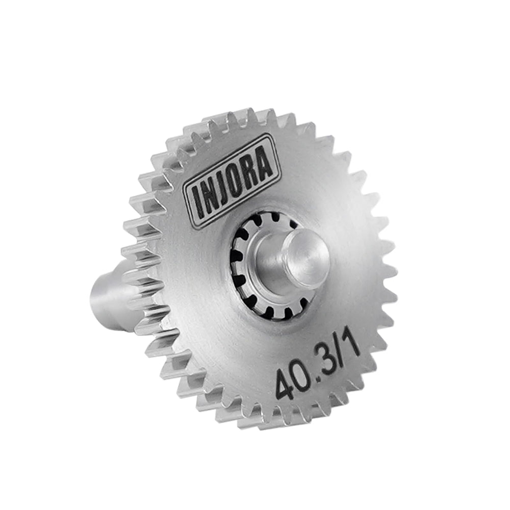 INJORA included 11-tooth motor pinion for immediate upgrade