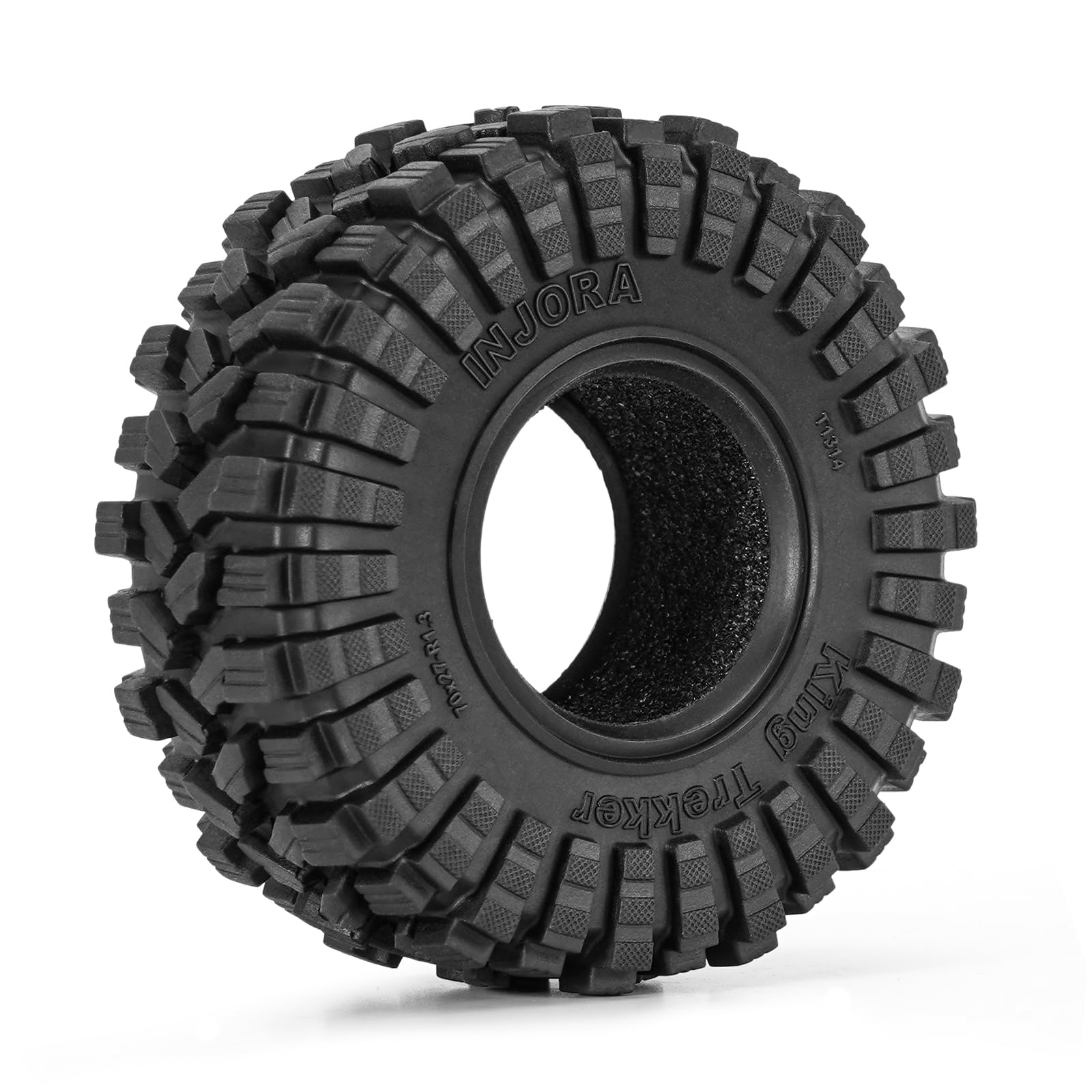 INJORA King Trekker S5 70x27mm size and 22g weight enable quick swaps