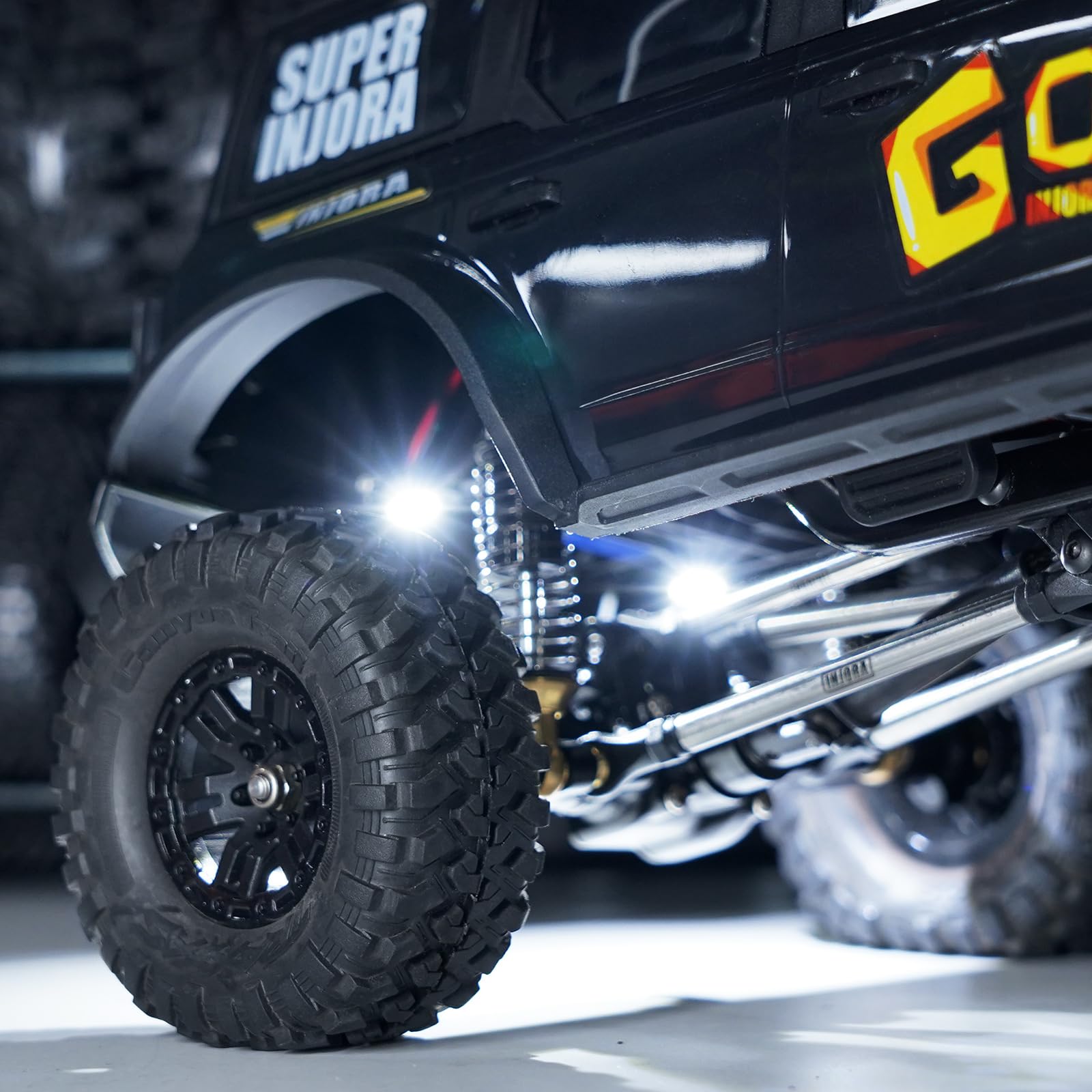 Remote control via CH3 channel enables wireless lighting with multi-channel setups.