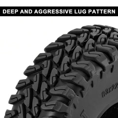 INJORA Maverix MT tire four-pack ready for installation on micro crawlers