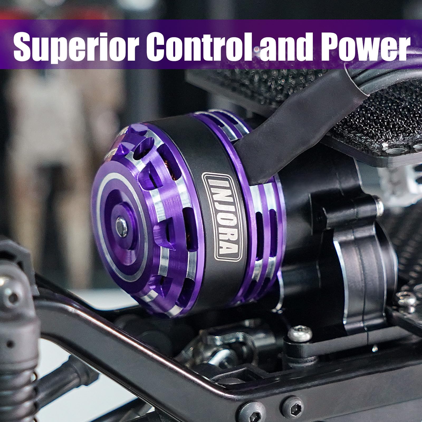 INJORA MBL32 G2 built-in BEC powers receiver and servos reliably.