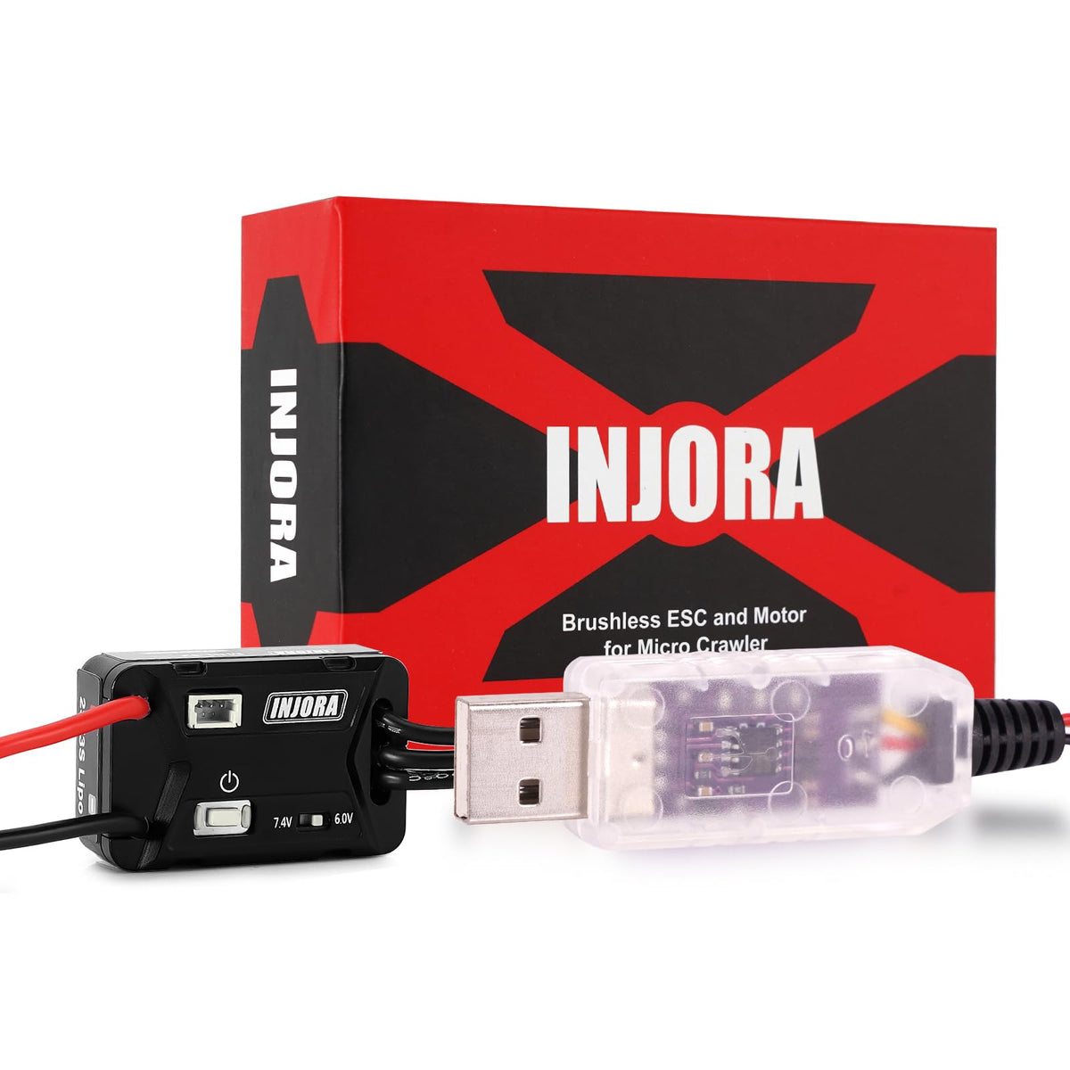INJORA MBL32 G2 waterproof ESC unit for rugged micro crawlers