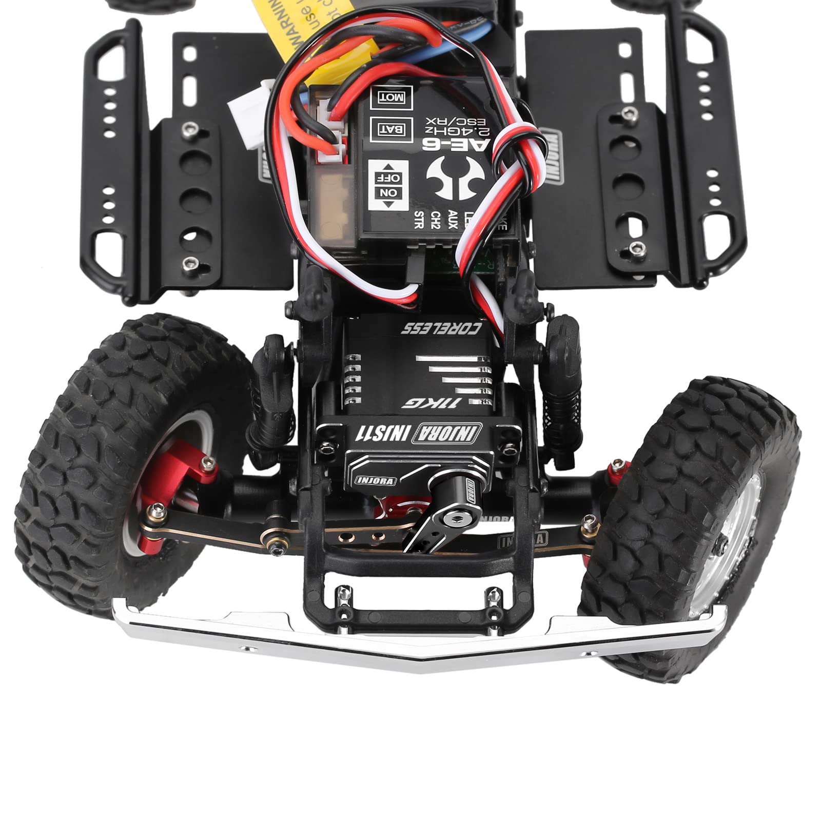 INJORA metal gear digital servo for SCX24 boosts durability