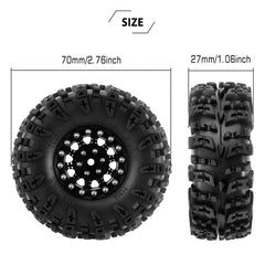 INJORA tire in mud illustrates enhanced traction for challenging surfaces.