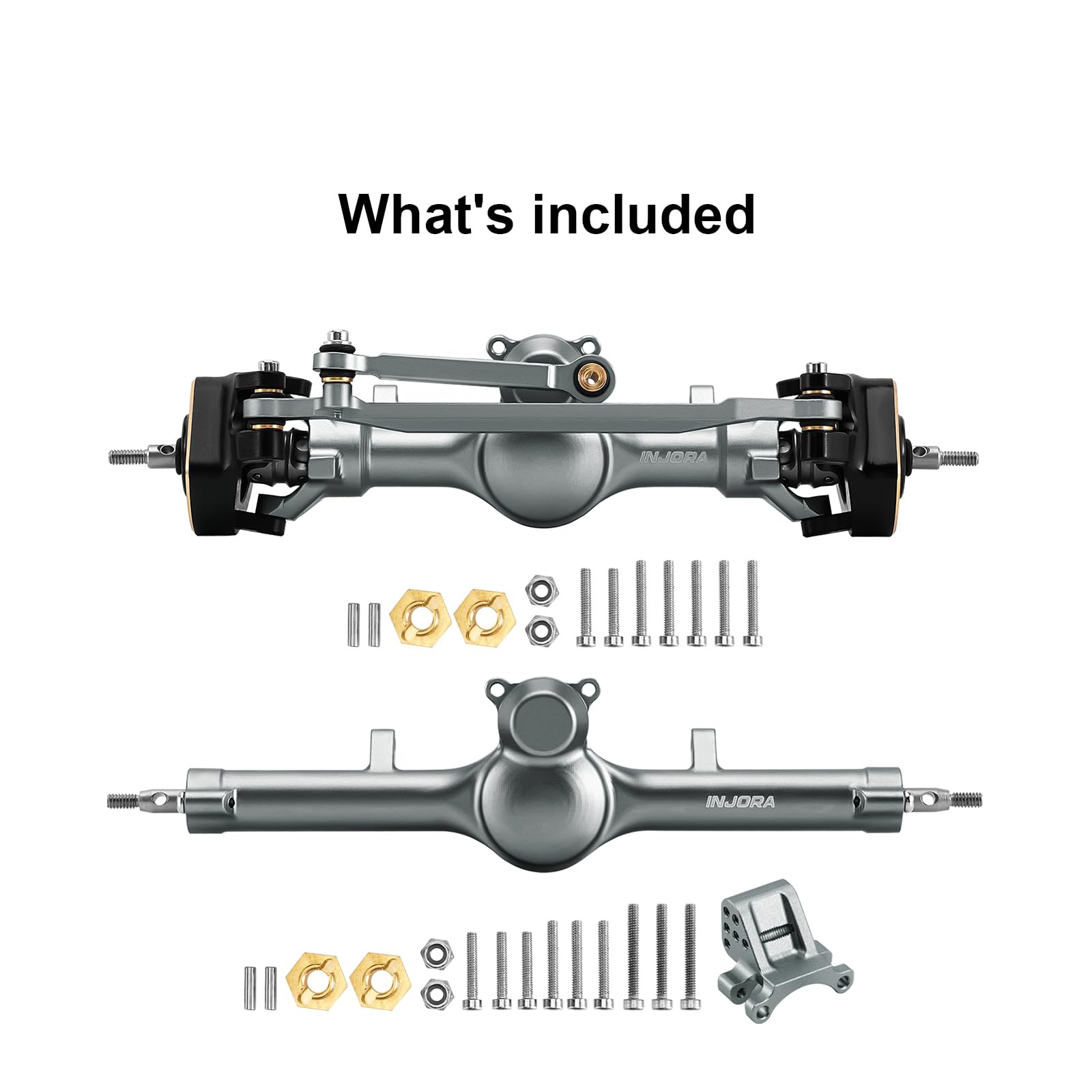INJORA planet differential housing boosts realism and clean integration.