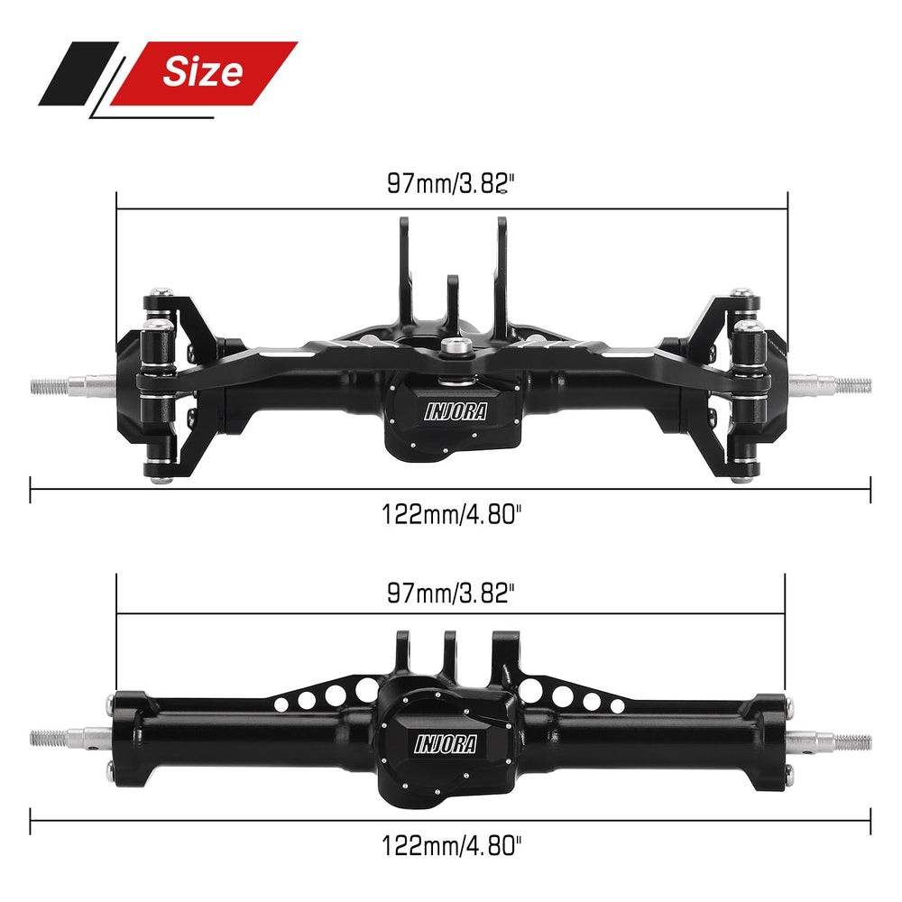 INJORA pre assembled axles simplify installation and reduce downtime