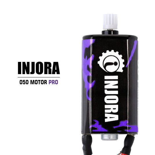 INJORA RC 050-50T motor mounted on SCX24 Gladiator demonstrates simple upgrade.