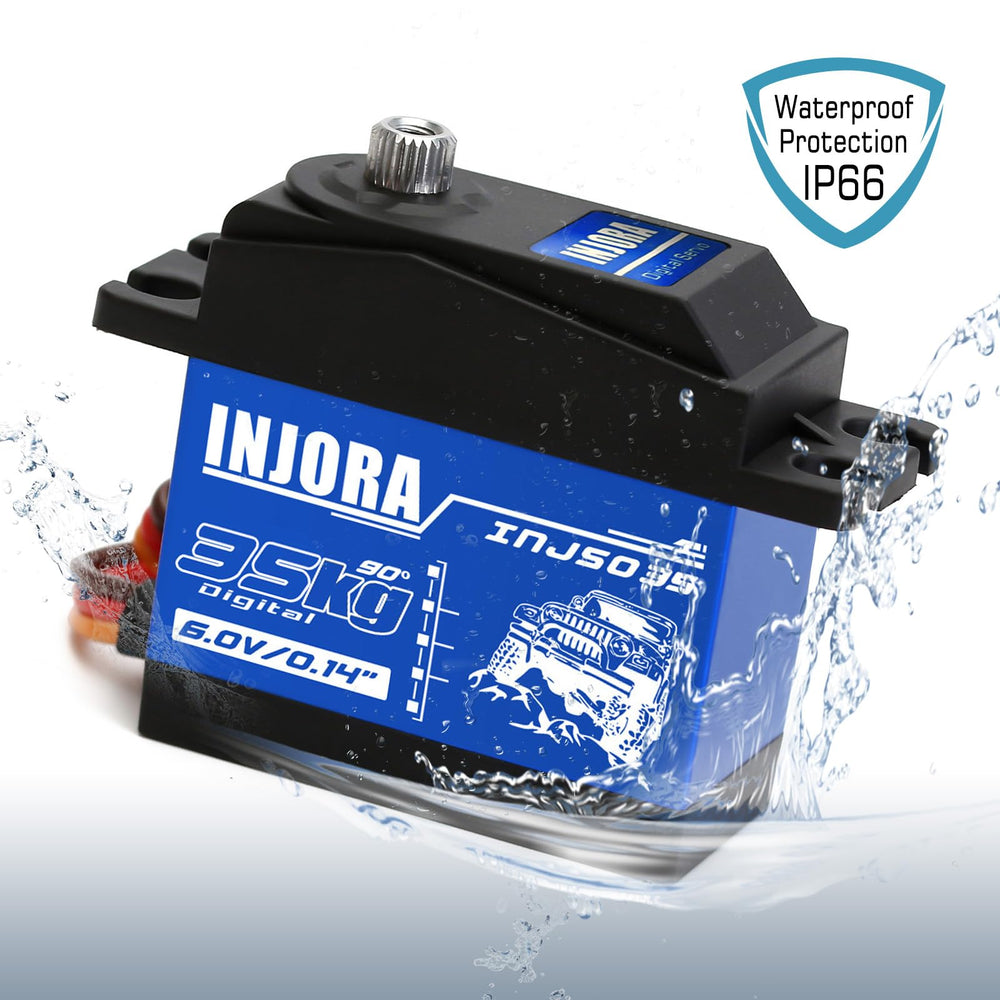 INJORA 6V stall torque 35kg/cm suitable for high-load applications